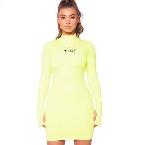 MILANO DI ROUGE NEON DRESS